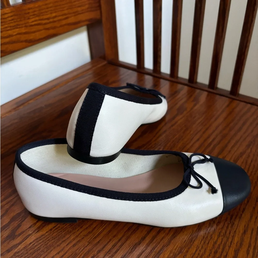 NEW J. Crew Cap Toe Zoe Ballet Flats, Size 5 - Picture 2 of 4